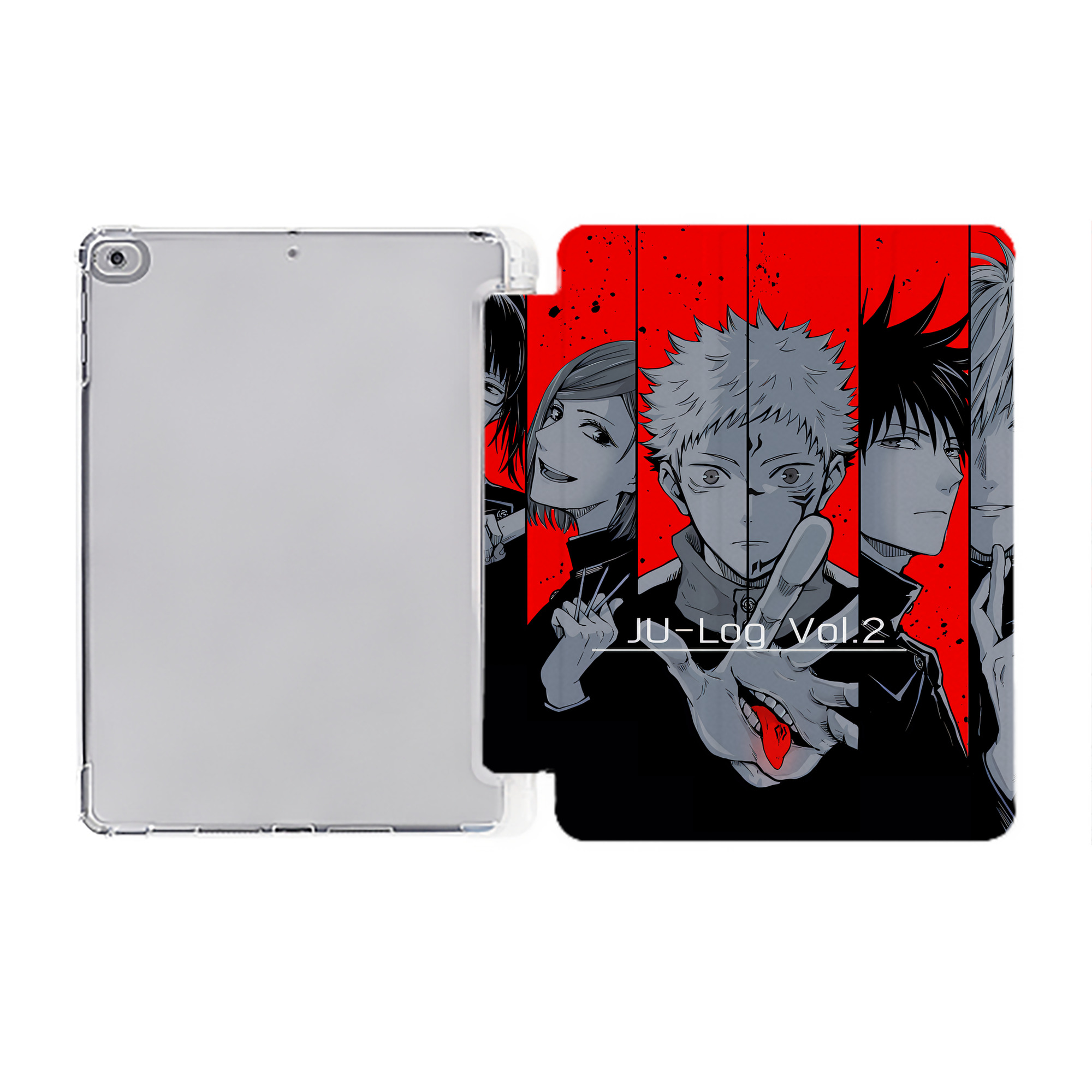（画像用） SPY×FAMILY间谍家家酒 IPad ケース ペン収納付き 三つ折りスタンド PUレザー×シリコン 対応機種9.5/10.5/10.9インチ